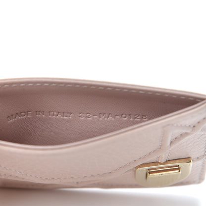 Christian Dior Grained Calfskin Cannage Diorama Card Holder Rose Poudre 7 of 8
