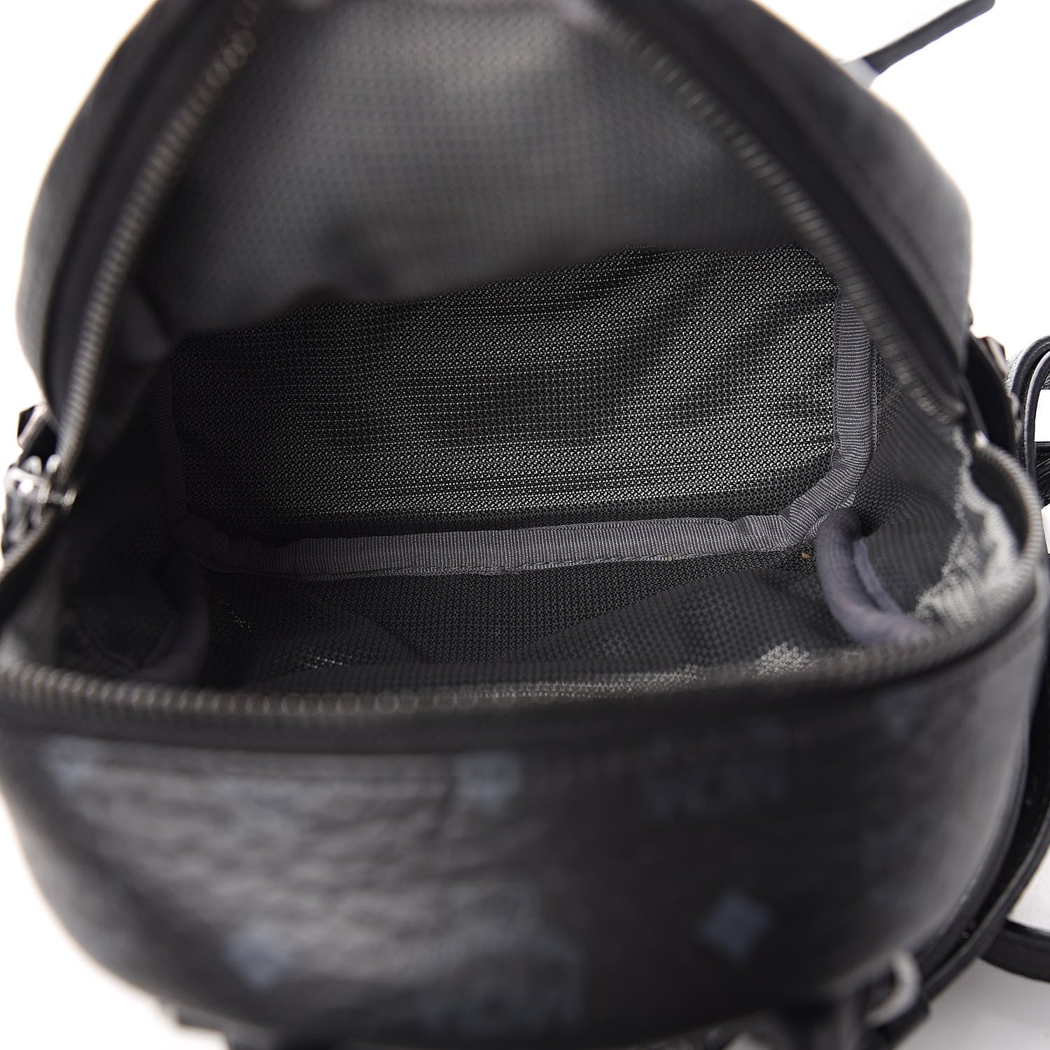 MCM Visetos Side Stud X-Mini Stark Bebe Boo Backpack Black 5 of 9
