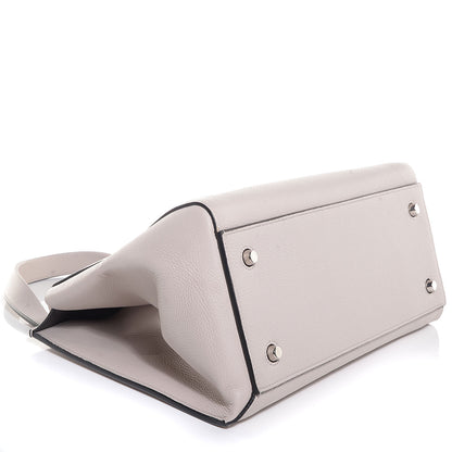 Celine Drummed Calfskin Medium Edge Shoulder Bag Pearl Grey 4 of 7