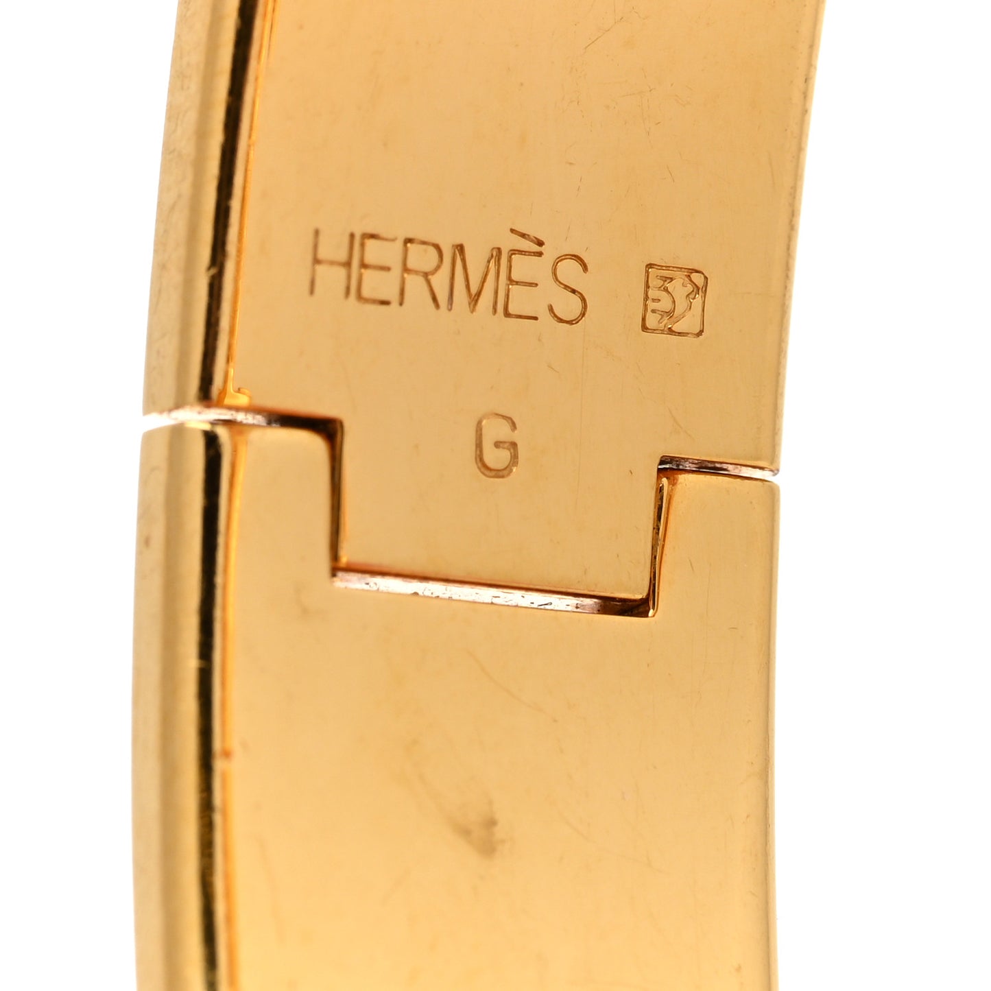 Enamel Narrow Clic Clac H Bracelet PM Rouge Vif