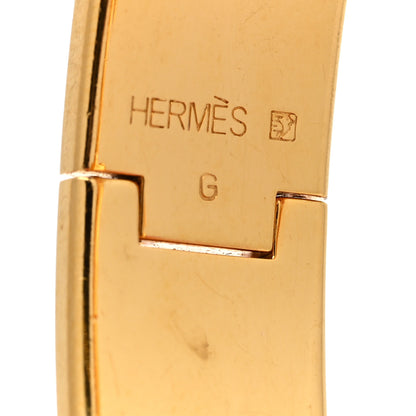 Hermes Enamel Narrow Clic Clac H Bracelet PM Rouge Vif 4 of 5