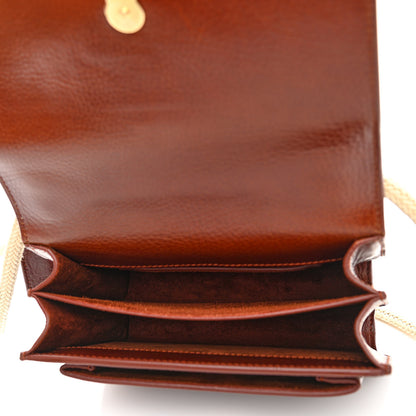 Saint Laurent Textured Calfskin Small Monogram Sunset Camel Brilliant 5 of 11