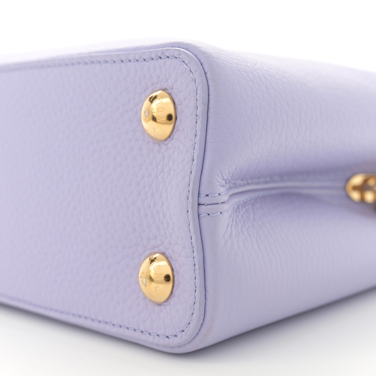 Louis Vuitton Taurillon Kintsugi Capucines BB Iris 8 of 8