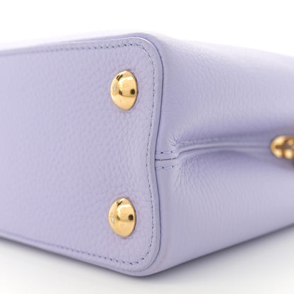 Louis Vuitton Taurillon Kintsugi Capucines BB Iris 8 of 8