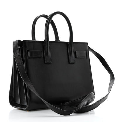 Saint Laurent Calfskin Nano Sac De Jour Black 2 of 11