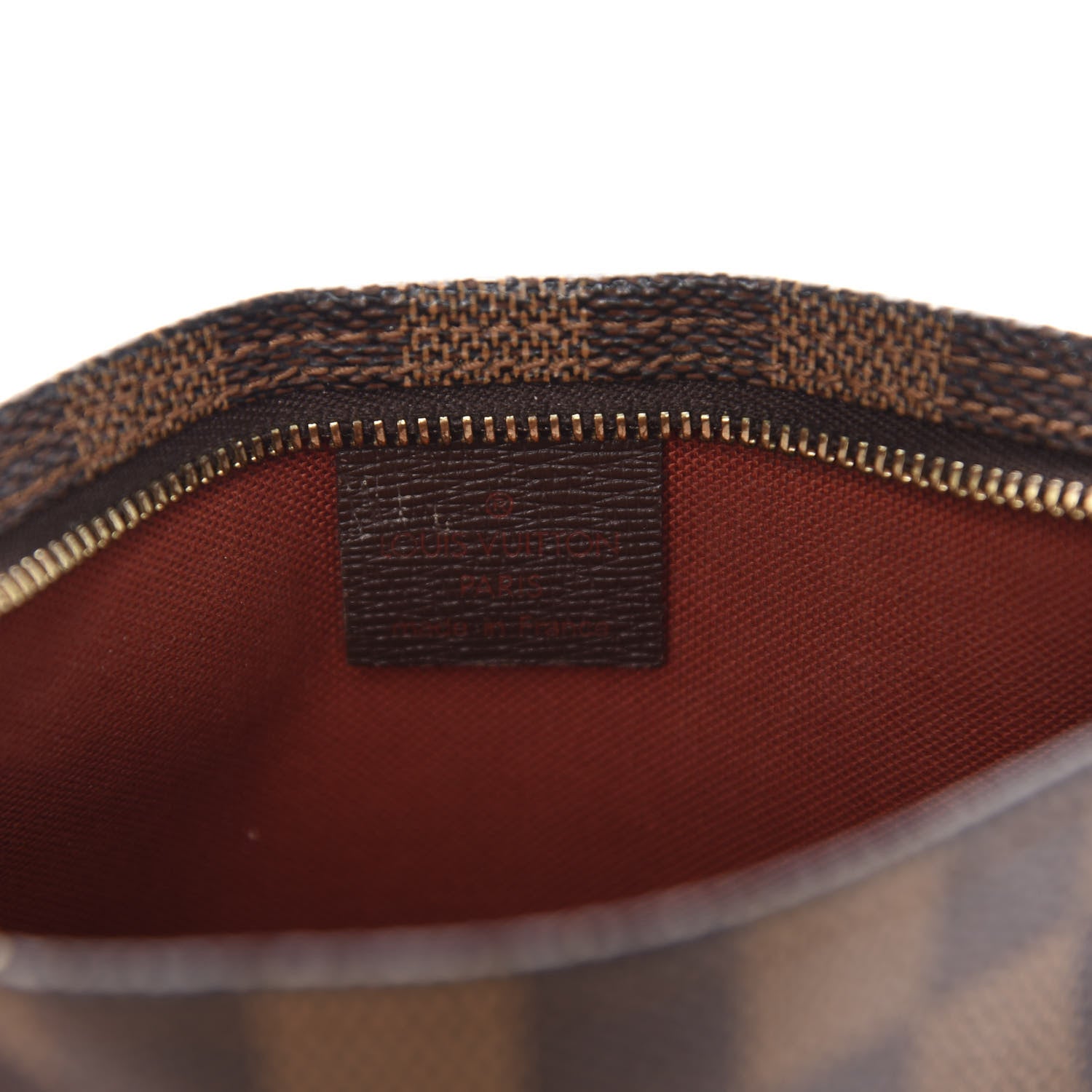 Louis Vuitton Damier Ebene Trousse Make Up Bag Pochette 8 of 10