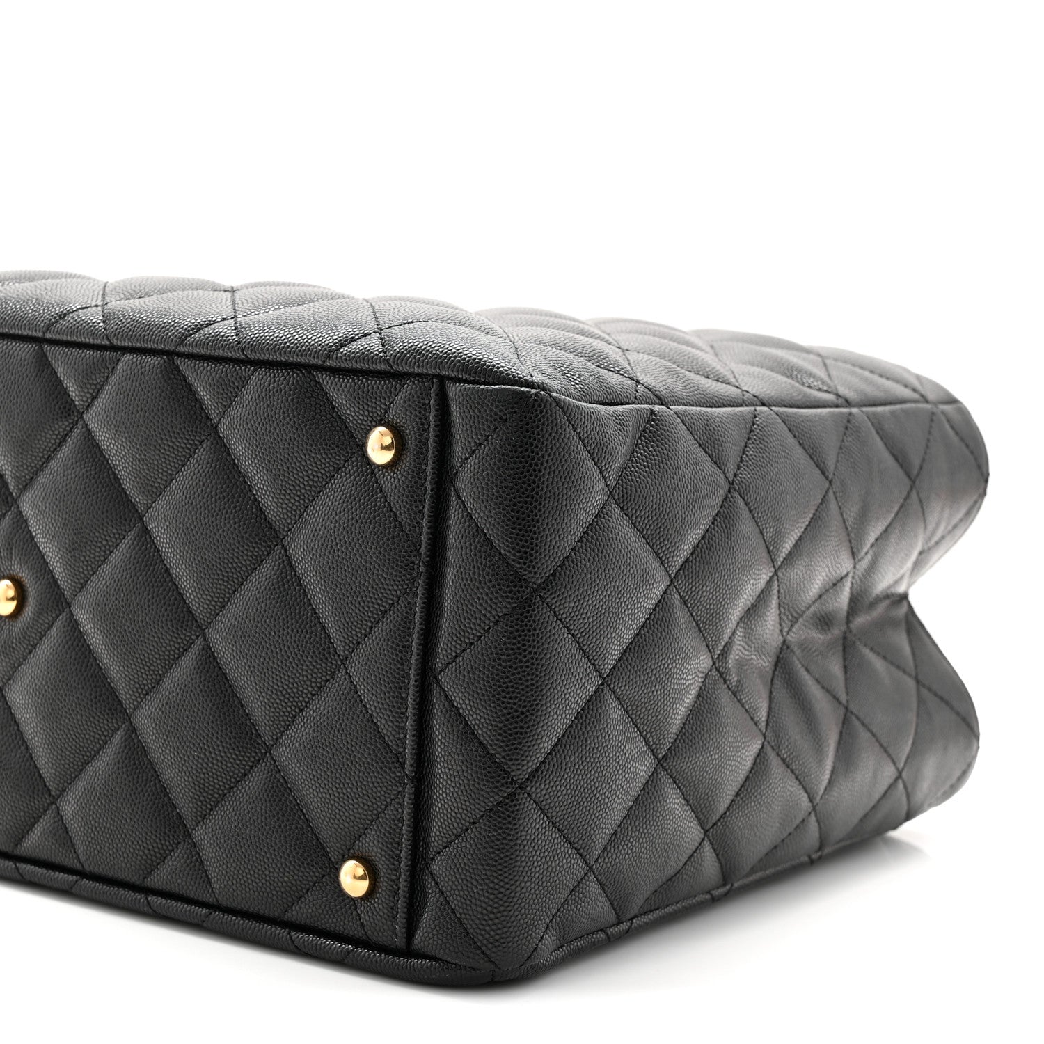Chanel Caviar Quilted Small Shopping Tote Black 10 of 10