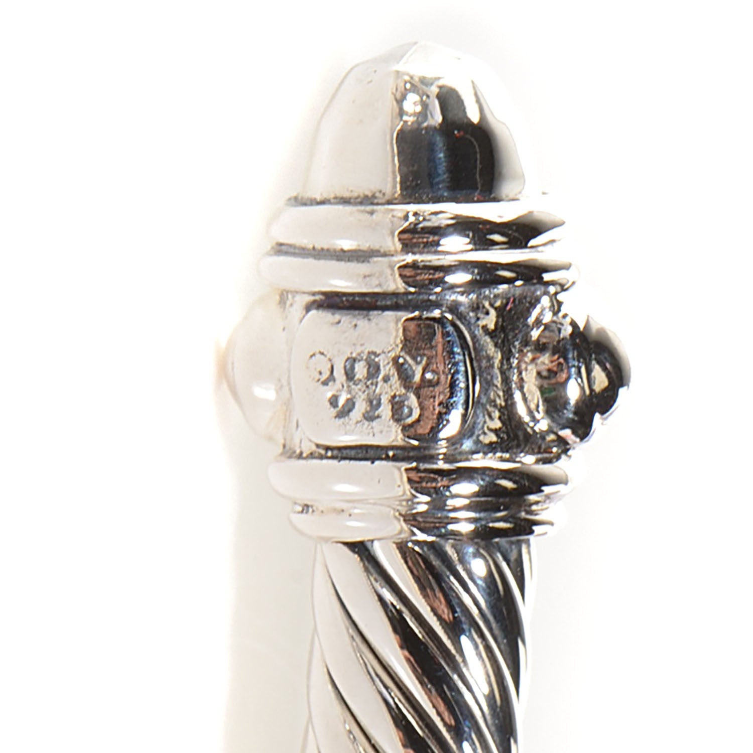 David Yurman Sterling Silver 5mm Renaissance Bracelet Medium 5 of 6