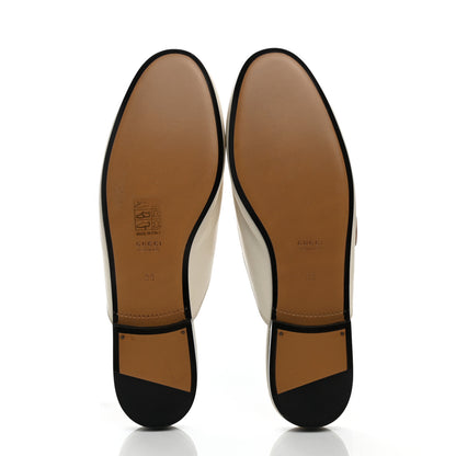 Gucci Malaga Kid Womens Princetown Slippers 38 Mystic White 5 of 9