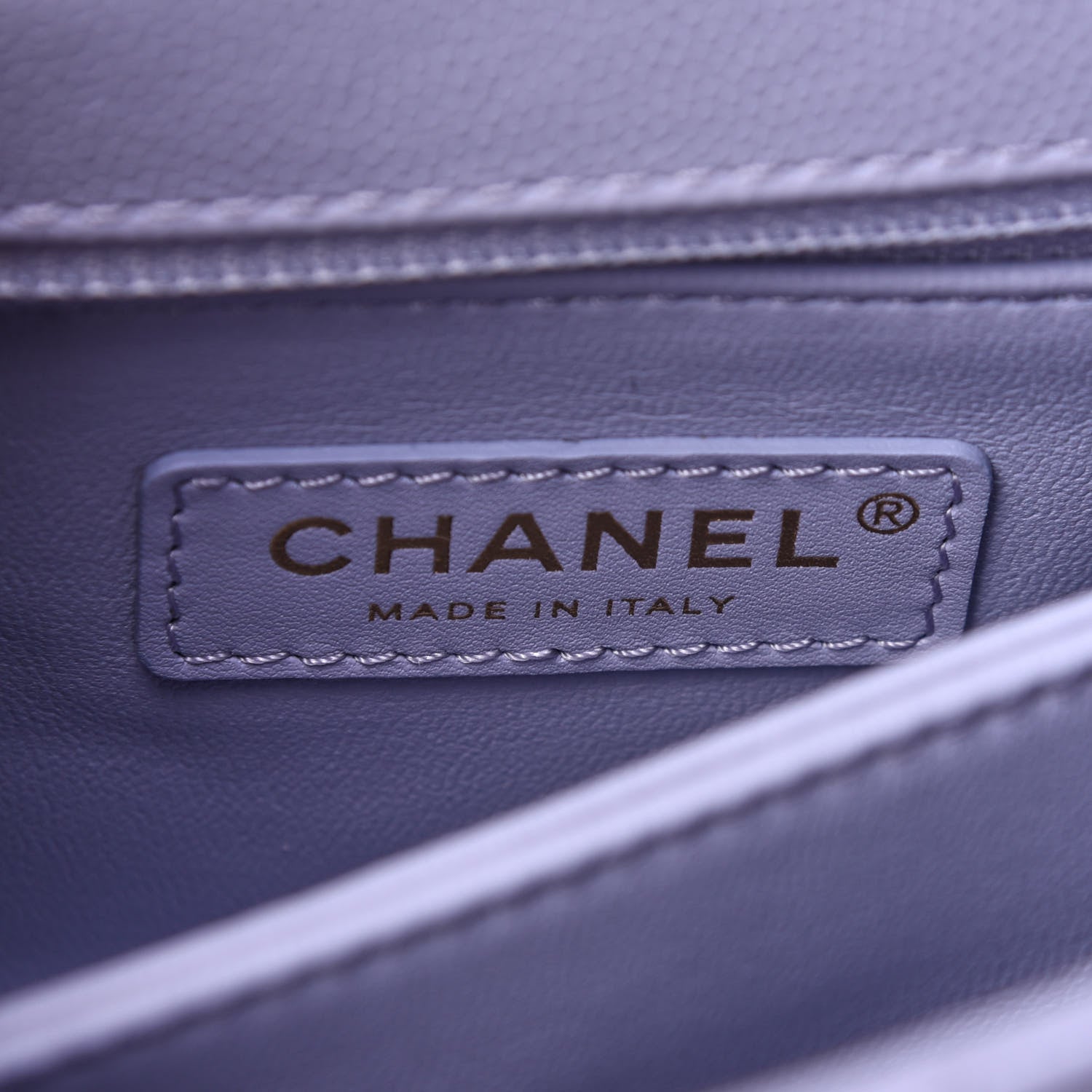 Chanel Caviar Quilted Mini Coco Handle Flap Light Purple 6 of 10