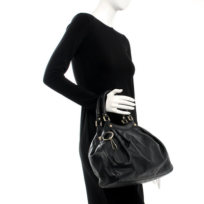 Gucci Guccissima Medium Sukey Tote Black 2 of 12