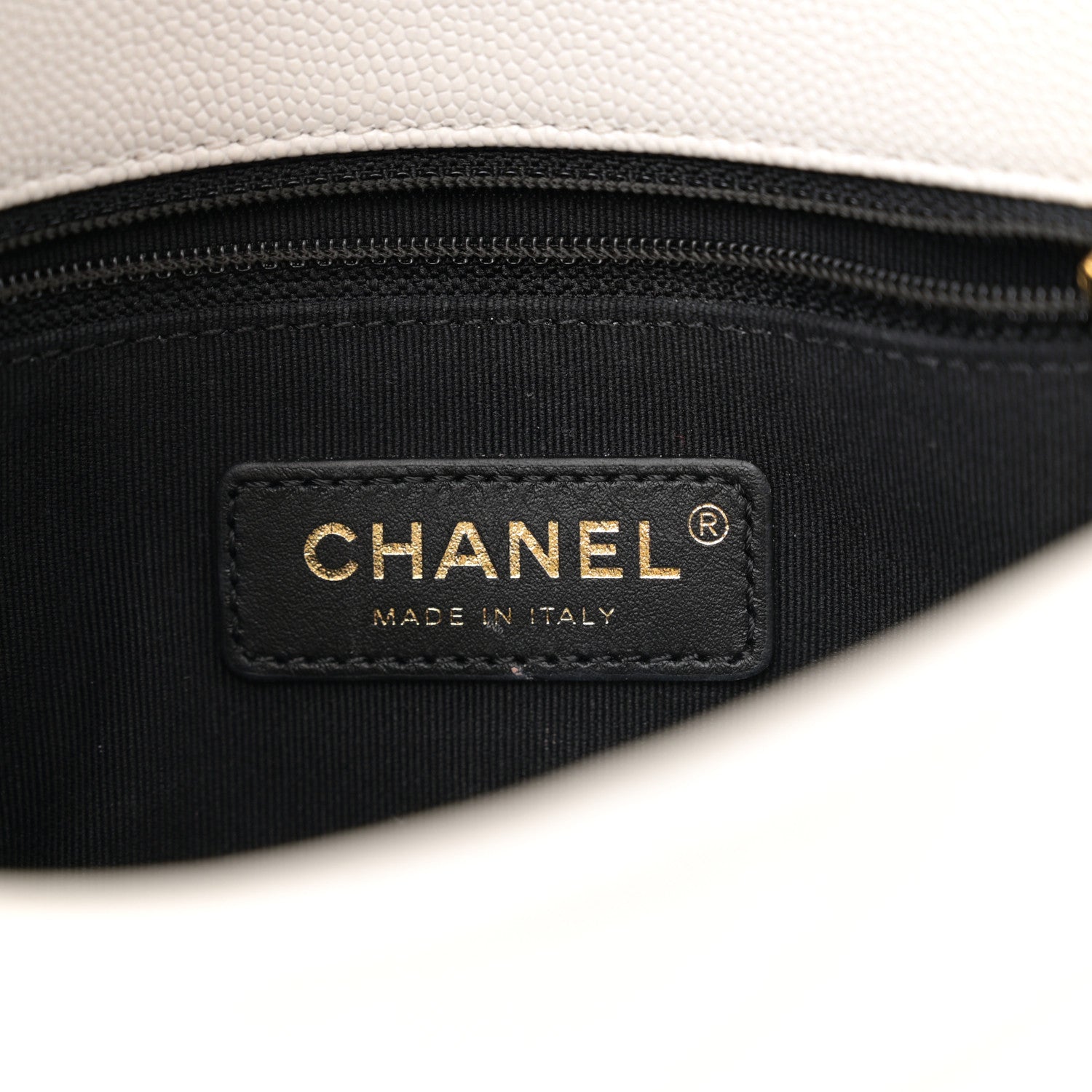 Chanel Caviar Quilted Mini CC You Flap White 6 of 10