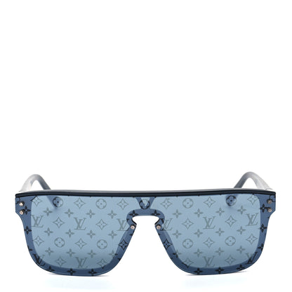 Louis Vuitton Acetate LV Waimea Square Sunglasses Z1082E Black 2 of 6
