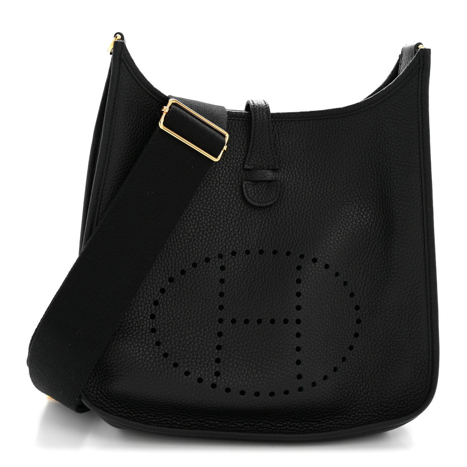 Hermes Taurillon Clemence Evelyne III PM Black 1 of 12