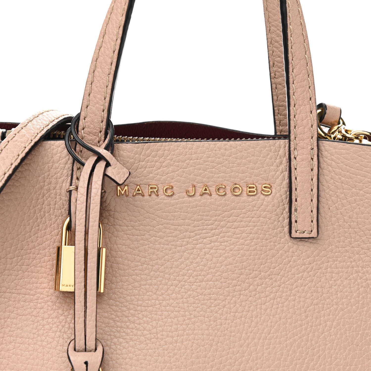Marc Jacobs Pebbled Calfskin Mini Grind Tote Pink 7 of 11