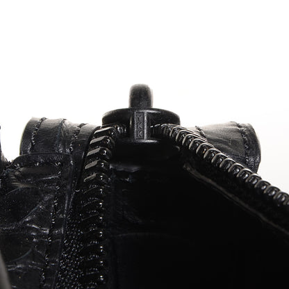 3.1 Phillip Lim 3.1 Crocodile Embossed Large Ryder Satchel Black 8 of 10
