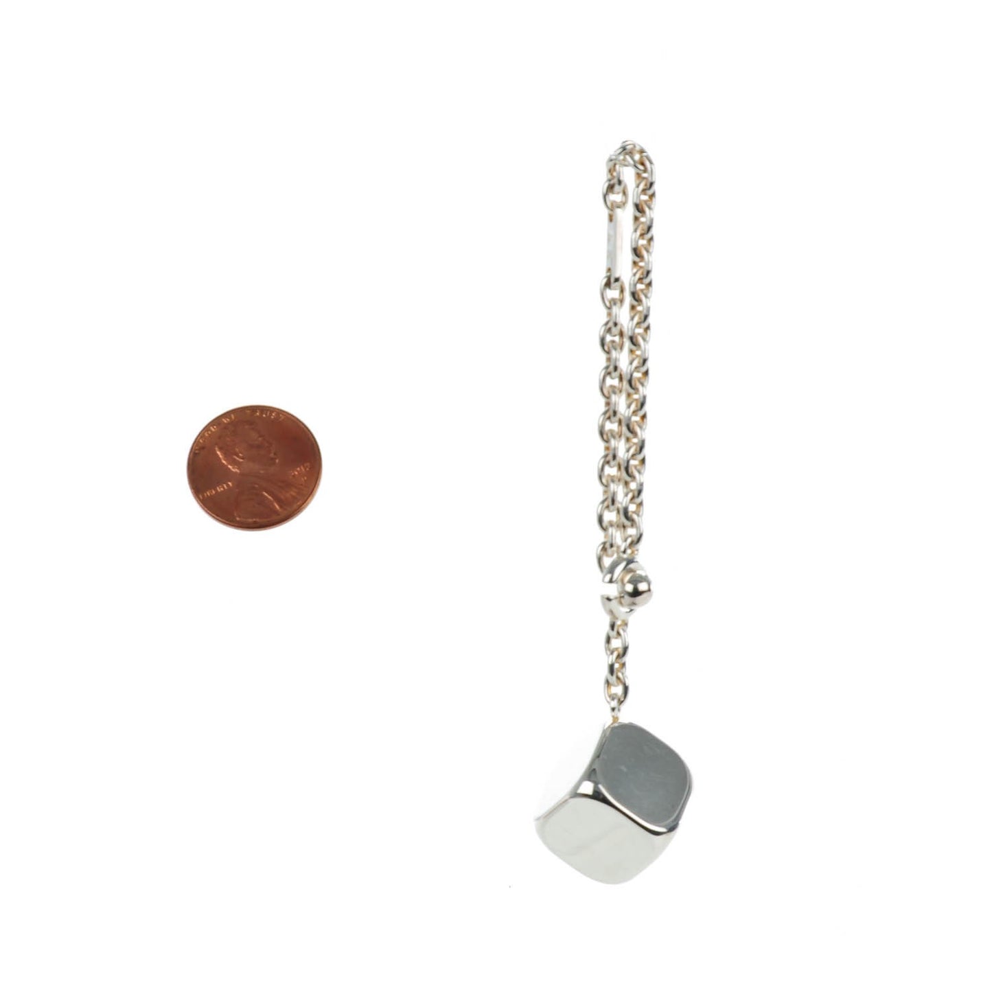 Sterling Silver Casino Bag Charm