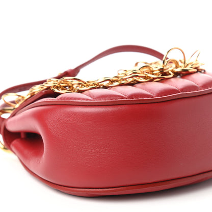 Chloe Calfskin Quilted Mini Drew Bijou Shoulder Bag Dahlia Red 6 of 10
