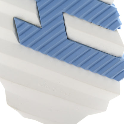 Hermes Braided Silk Suede Bouncing Sneakers 37.5 Bleu Clair White 7 of 9