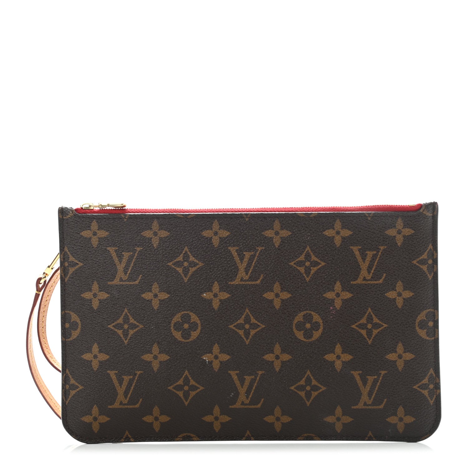 Louis Vuitton Monogram Neverfull MM GM Pochette Cherry 1 of 10