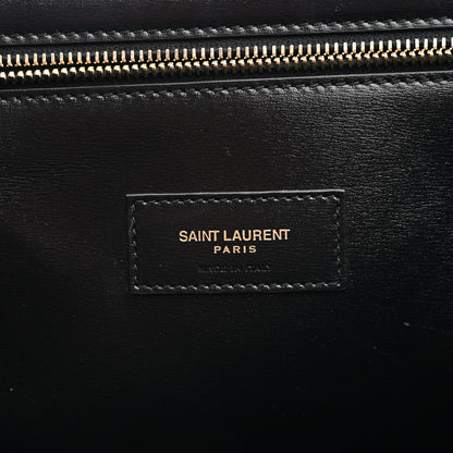 Saint Laurent Smooth Calfskin Maillon Cabas Tote Black 6 of 10