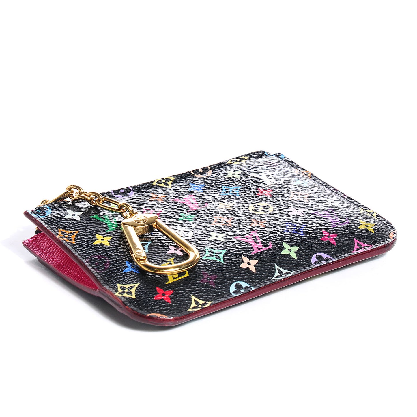 Monogram Multicolor Key Pouch Black Grenade