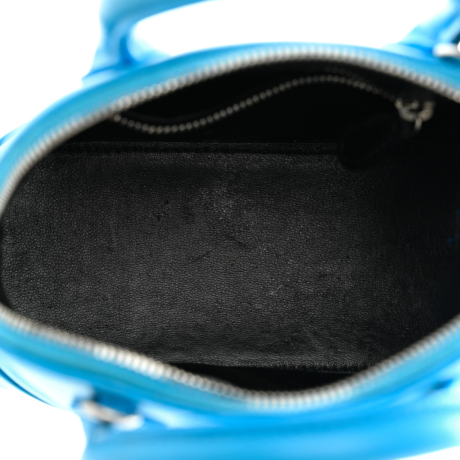 Balenciaga Soft Calfskin Puppy And Kitten XXS Ville Top Handle Bag Bleu Turquoise 5 of 10