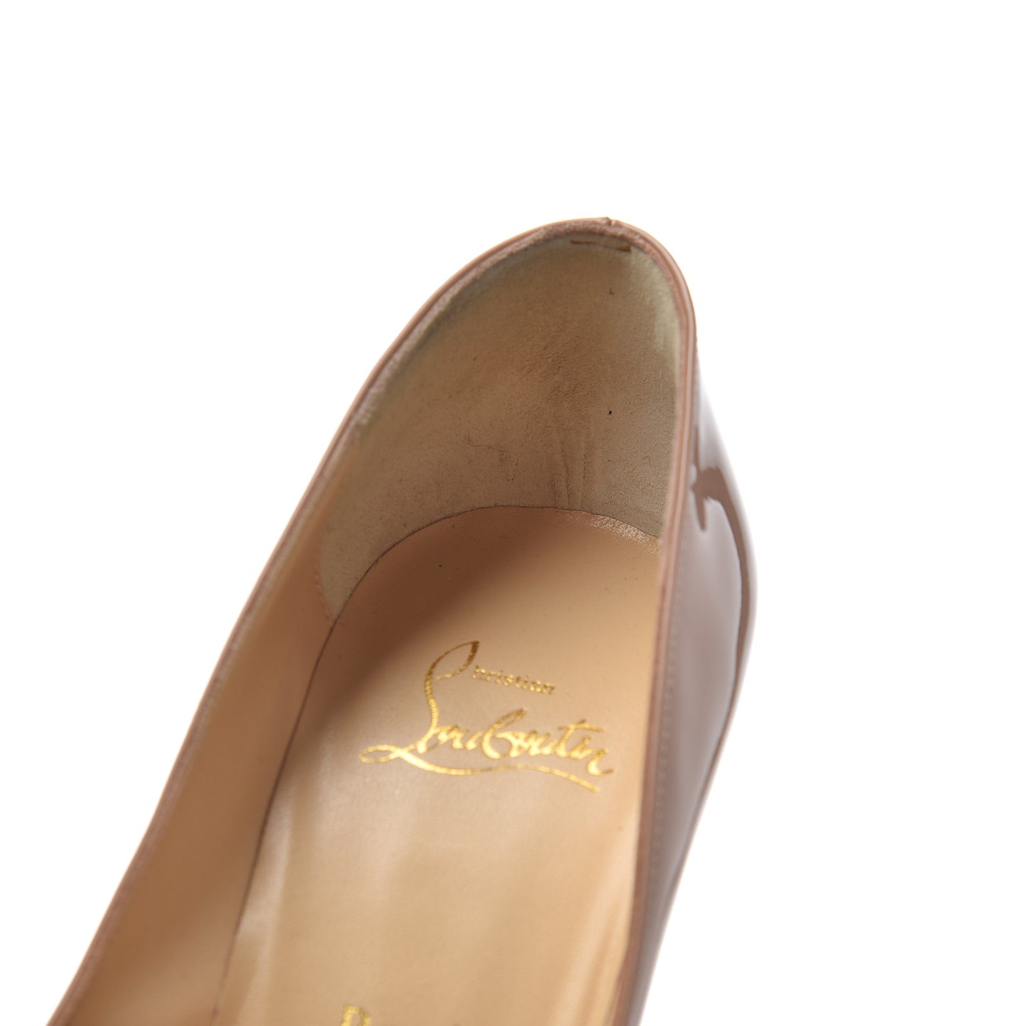 Patent Pigalle Follies 100 Pumps 36.5 Nude