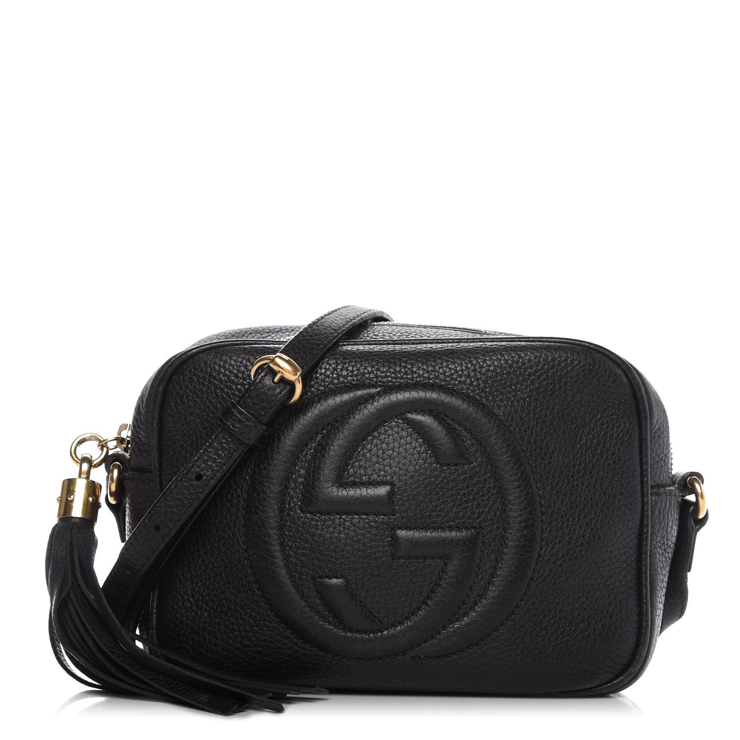Gucci Pebbled Calfskin Small Soho Disco Bag Black 1 of 9