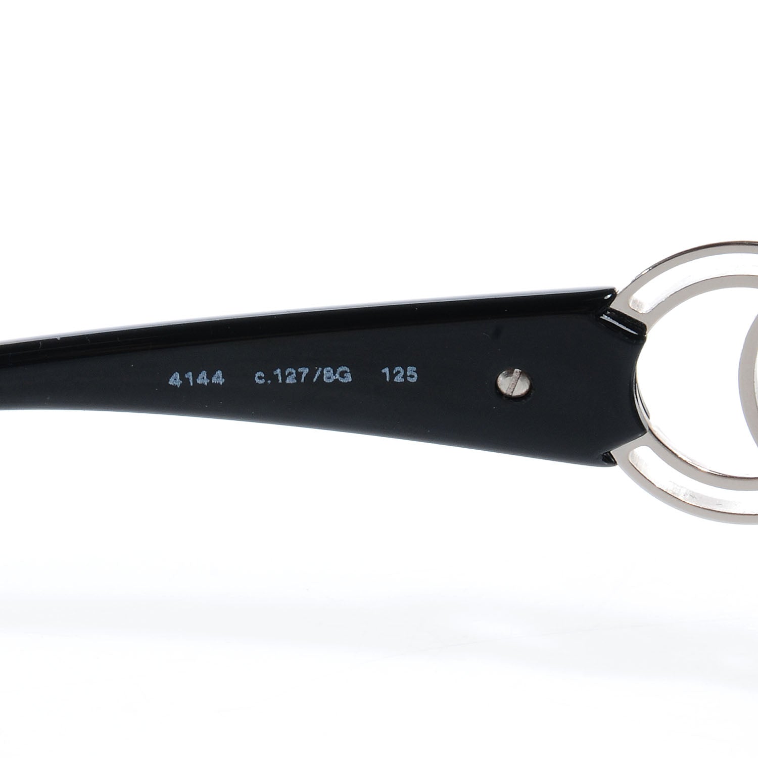 Chanel CC Logo Sunglasses Black 4144 4 of 6