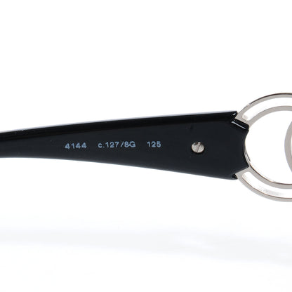 Chanel CC Logo Sunglasses Black 4144 4 of 6