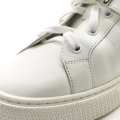 Hermes Calfskin Mens Day Sneakers 40.5 White 11 of 12