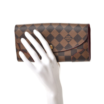 Louis Vuitton Damier Ebene Caissa Wallet Cherry 2 of 9