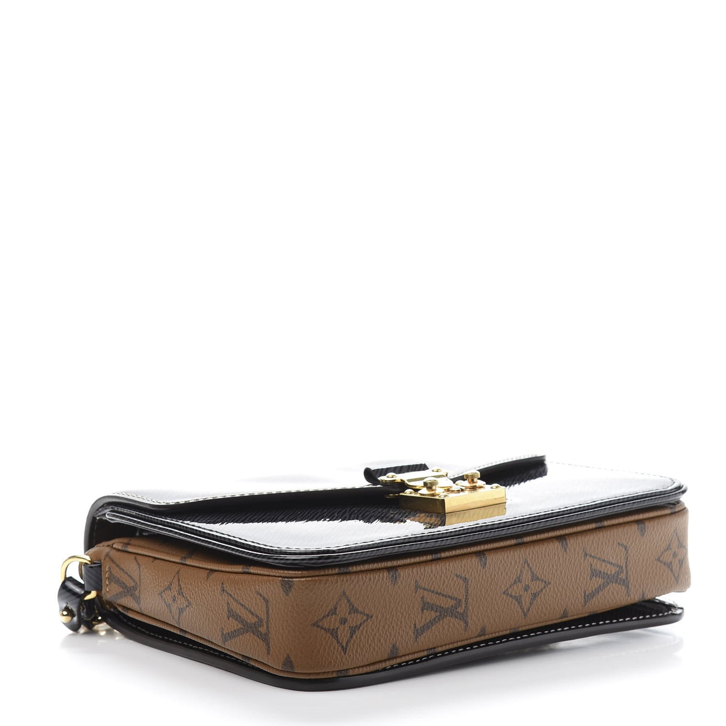 Shiny Epi Reverse Monogram Pochette Metis Mini Marine