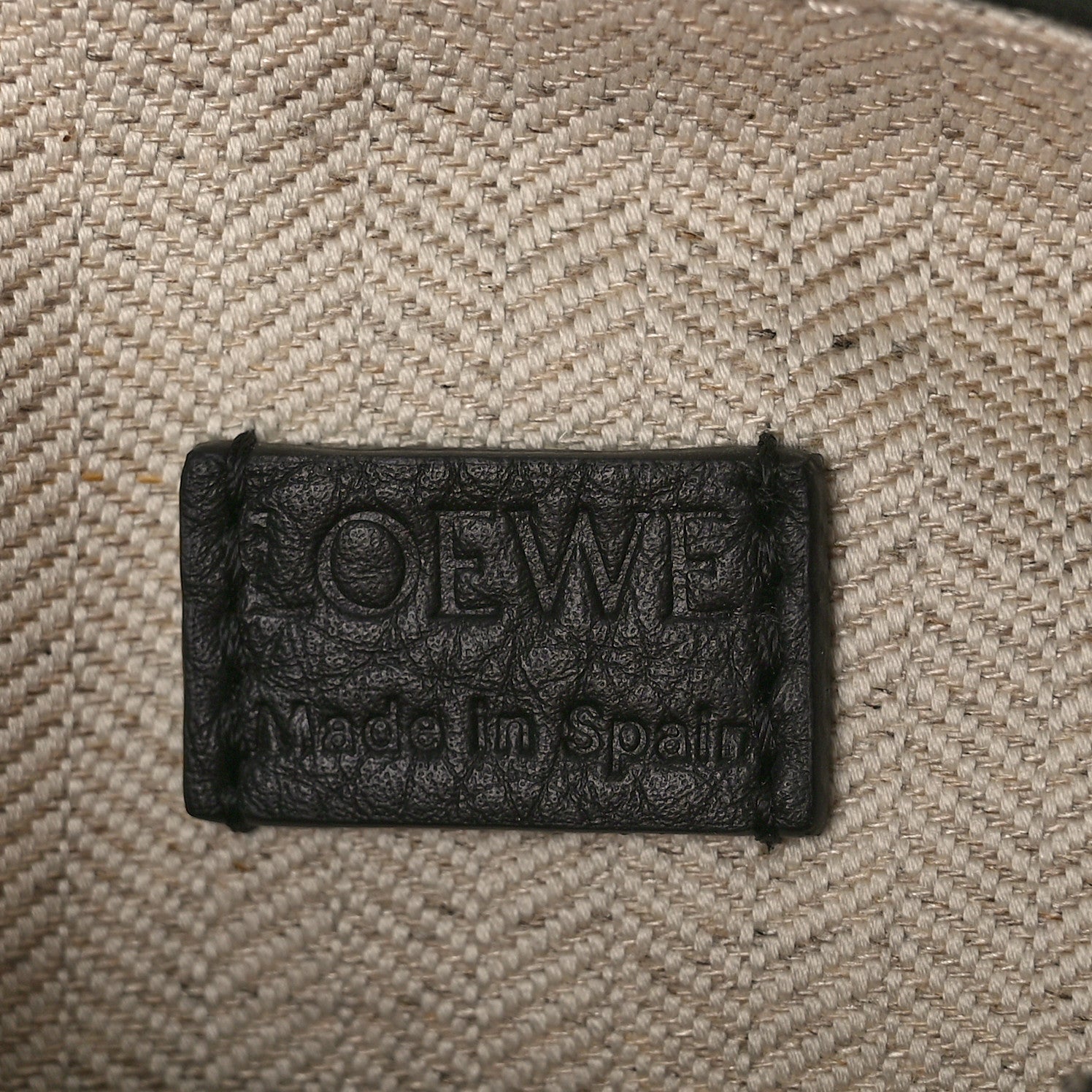 Loewe Calfskin Mini Puzzle Edge Bag Black 6 of 9