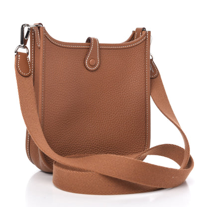 Hermes Taurillon Clemence Evelyne TPM Gold 3 of 10