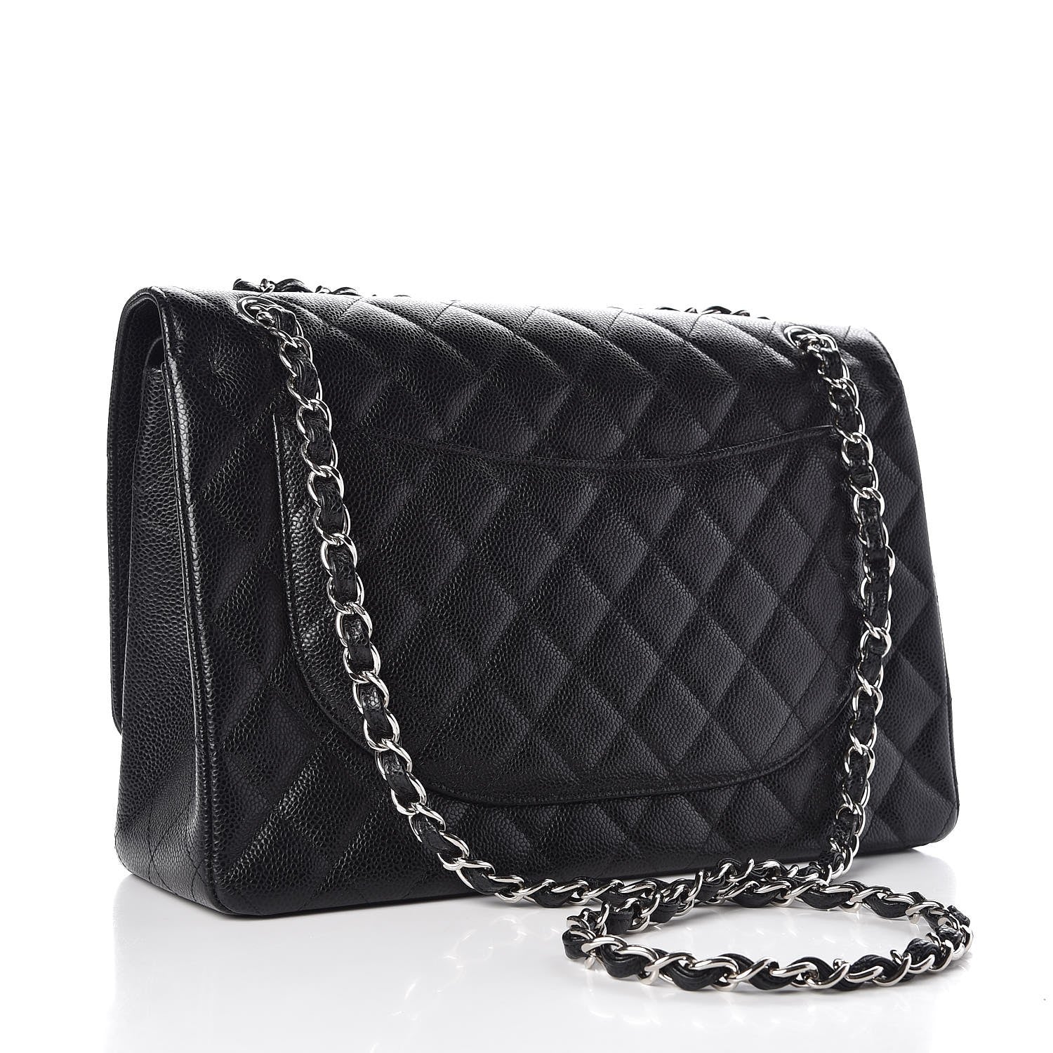 Chanel Caviar Quilted Maxi Double Flap Black 3 of 7