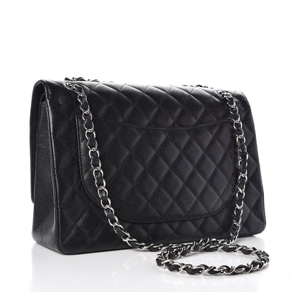 Chanel Caviar Quilted Maxi Double Flap Black 3 of 7