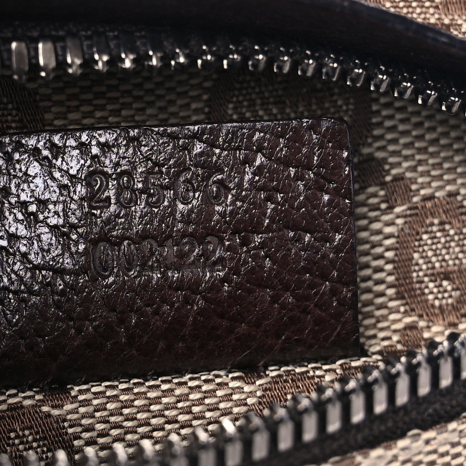 Gucci GG Monogram Double Pocket Belt Bag Dark Brown 6 of 6