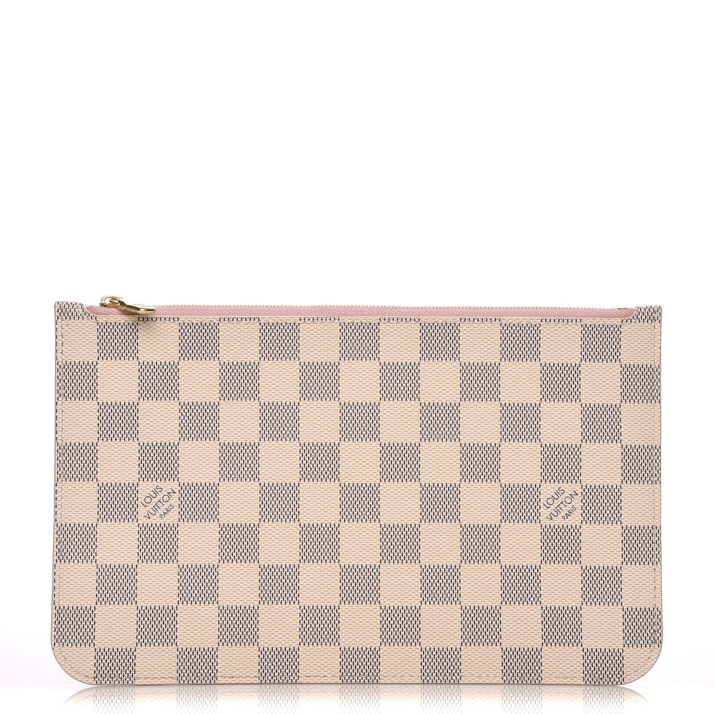 Damier Azur Neverfull MM GM Pochette Rose Ballerine