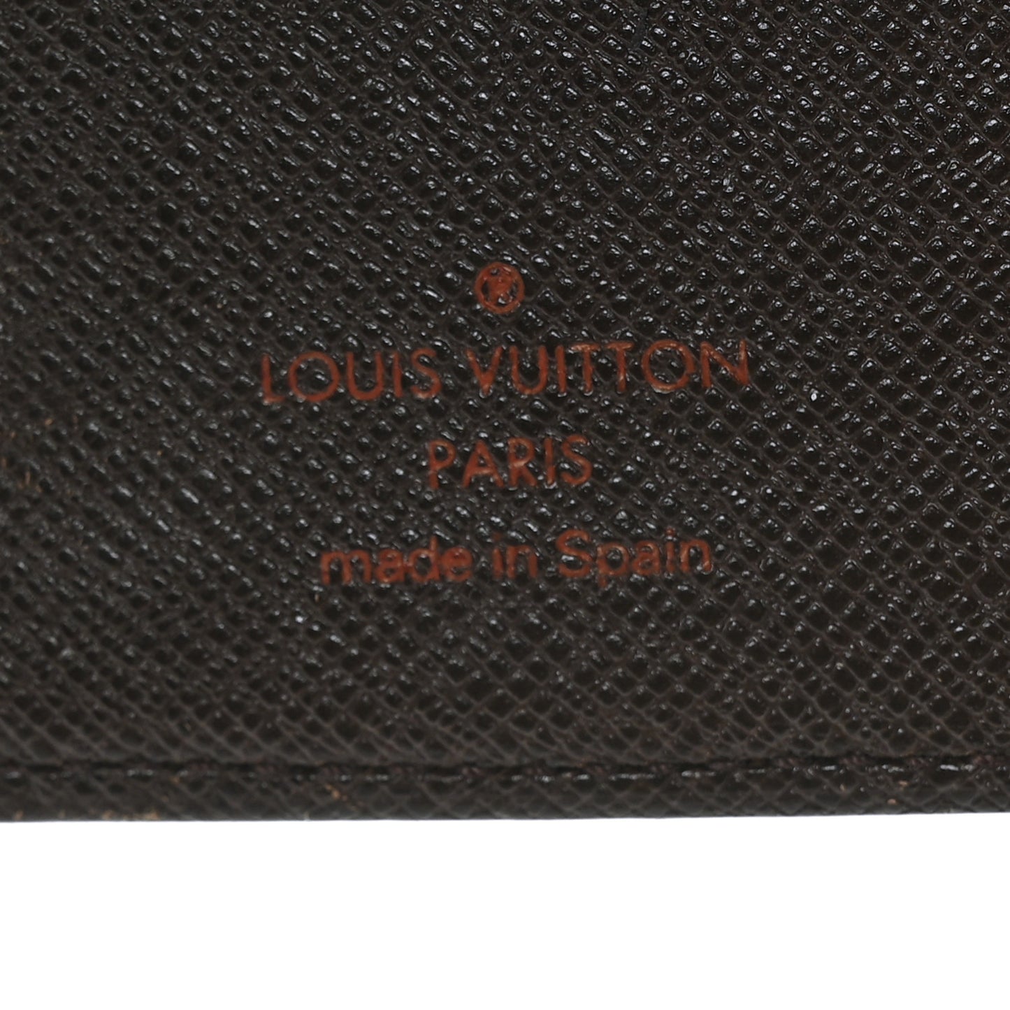 Damier Ebene Small Ring Agenda Cover