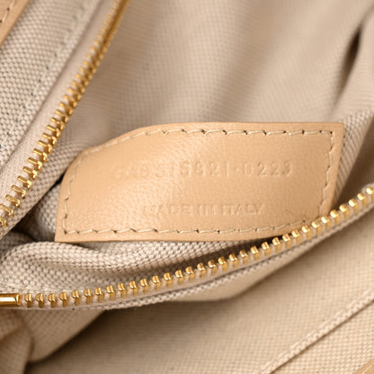 Saint Laurent Raffia Monogram Medium Jamie Natural Avorio 7 of 11