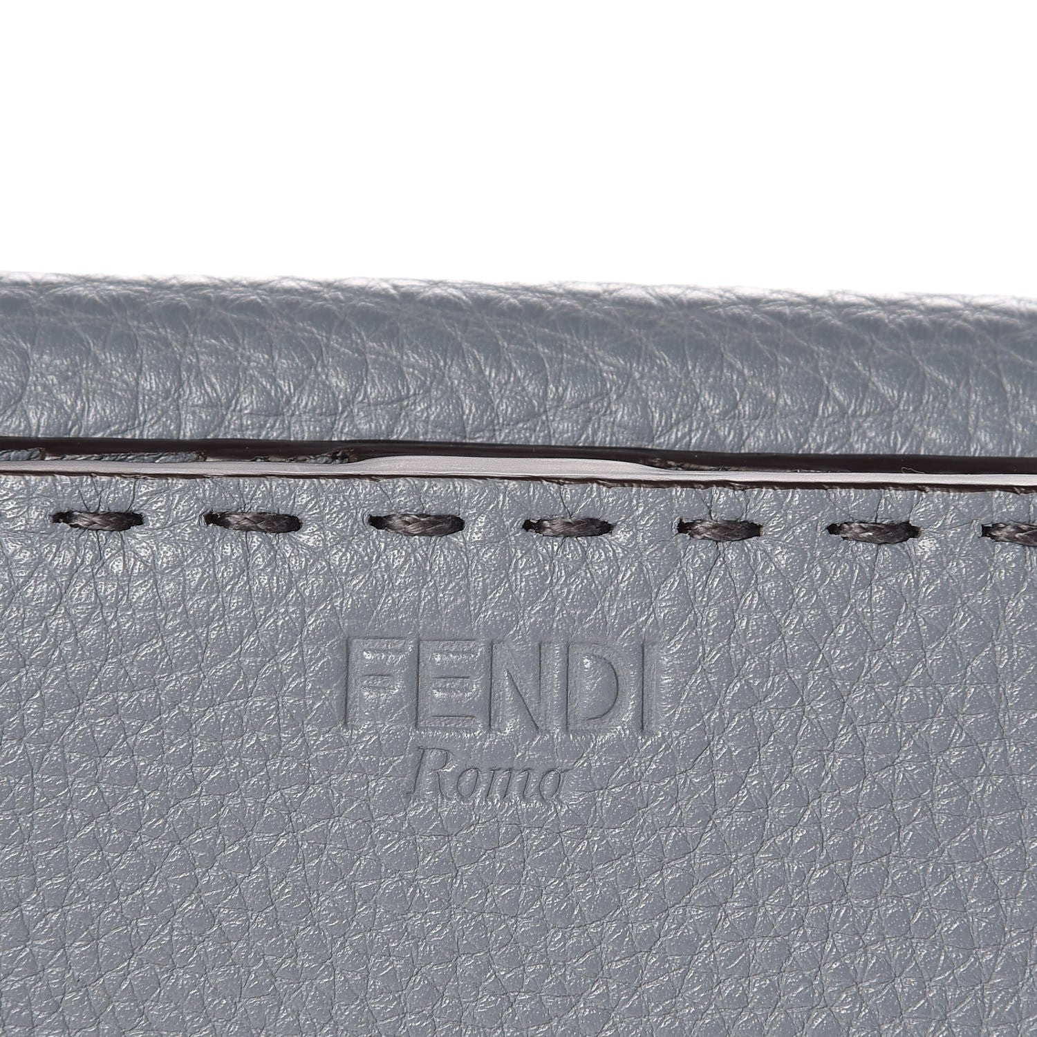 Fendi Cuoio Romano Selleria Medium Peekaboo Wallet Nube 11 of 12