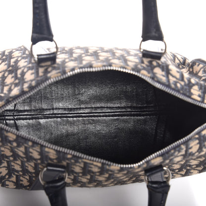 Christian Dior Monogram Boston Navy Blue 5 of 7