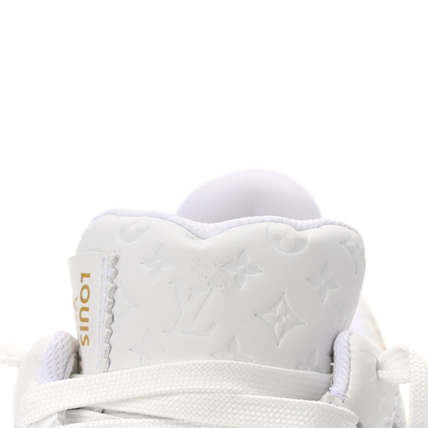 Louis Vuitton X NIKE AIR FORCE 1 Calfskin Monogram Mens Low Top Sneakers 9 White 12 of 17