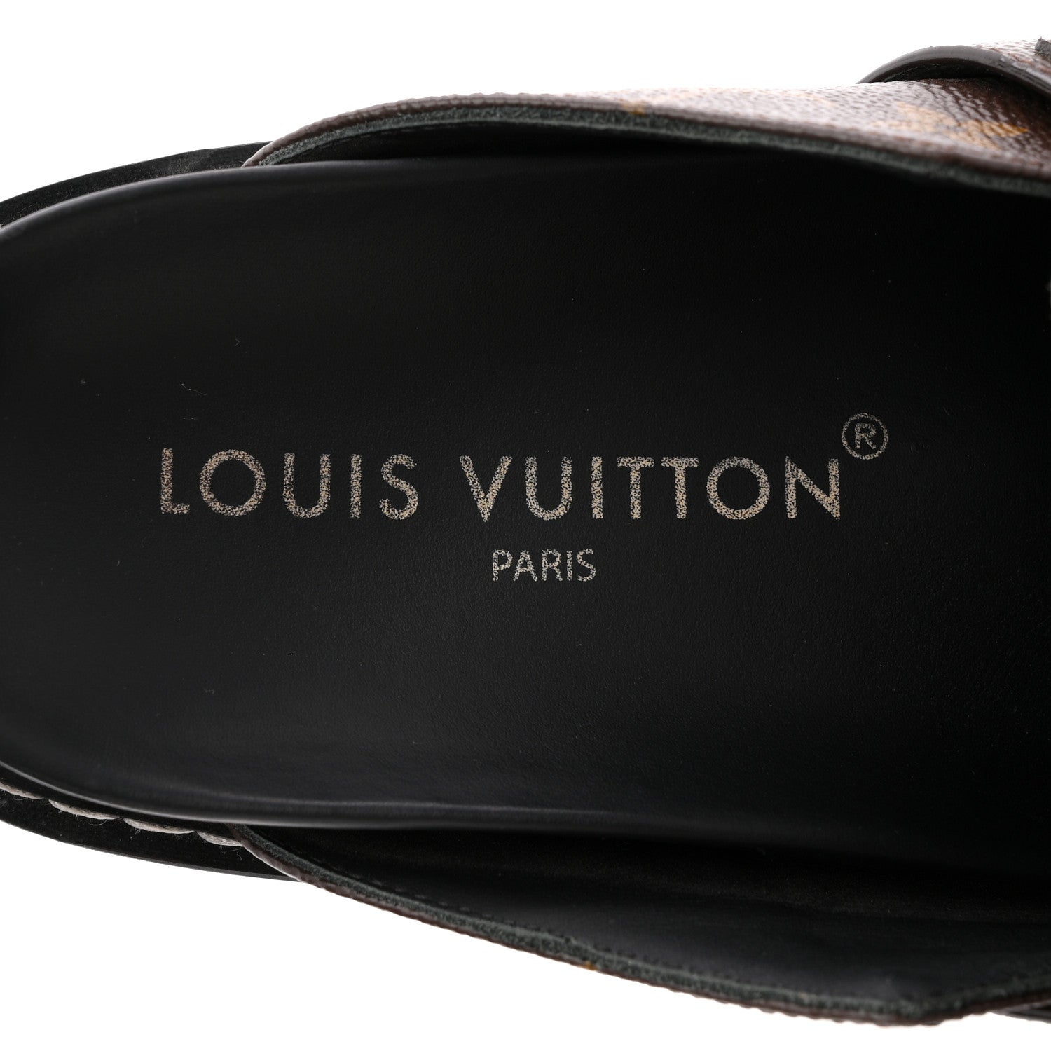 Louis Vuitton Patent Monogram Womens Cosy Flat Comfort Clog Mules 38 Brown 7 of 10