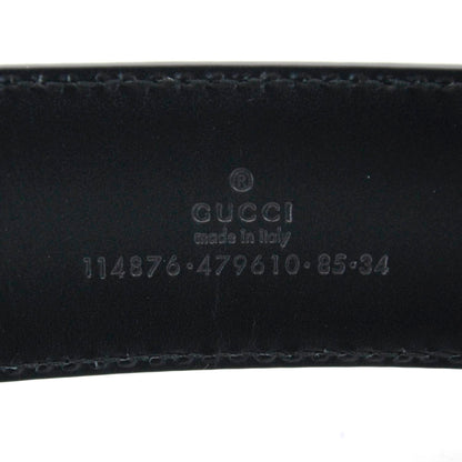 Gucci Guccissima GG Belt Black 85 34 2 of 6