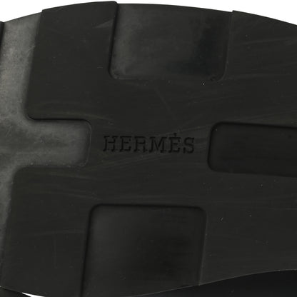 Hermes Technical Canvas Womens Miles Sneakers 38 Marine White 6 of 9