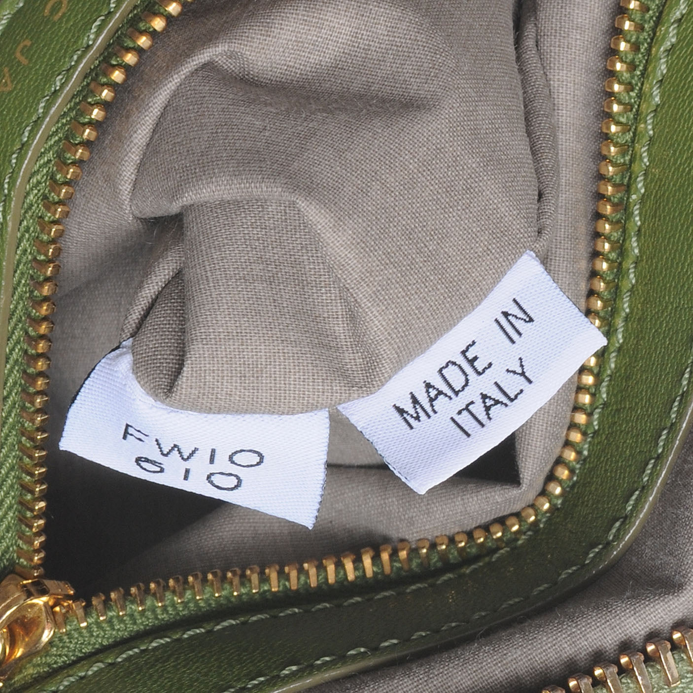 Leather Quilted Small Cecilia Olive