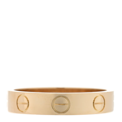 Cartier 18K Yellow Gold 3.5mm LOVE Wedding Band Ring 48 4.5 1 of 6